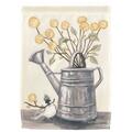 Recinto 13 x 18 in. Watering Can Sharing Flowers Printed Garden Flag RE2932897